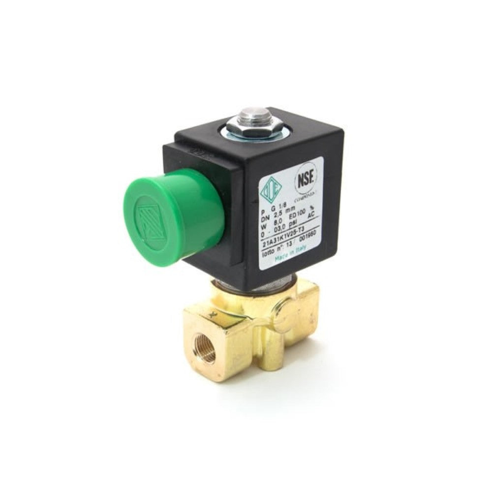 220V 50/60Hz 8W 1/8" F x 1/8" F Two-way ODE Solenoid - Coffee Addicts Canada