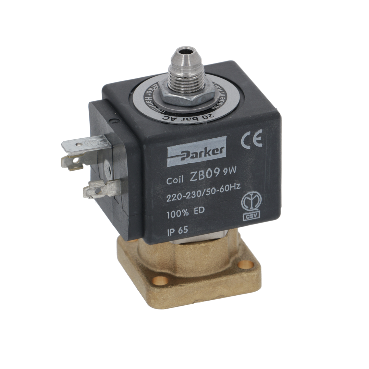 220V 50/60HZ 9W Three-Way Parker Solenoid