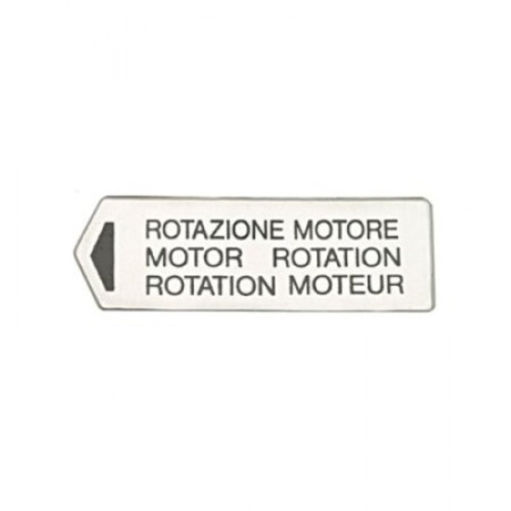 Mazzer Motor Rotation Sticker - Coffee Addicts Canada