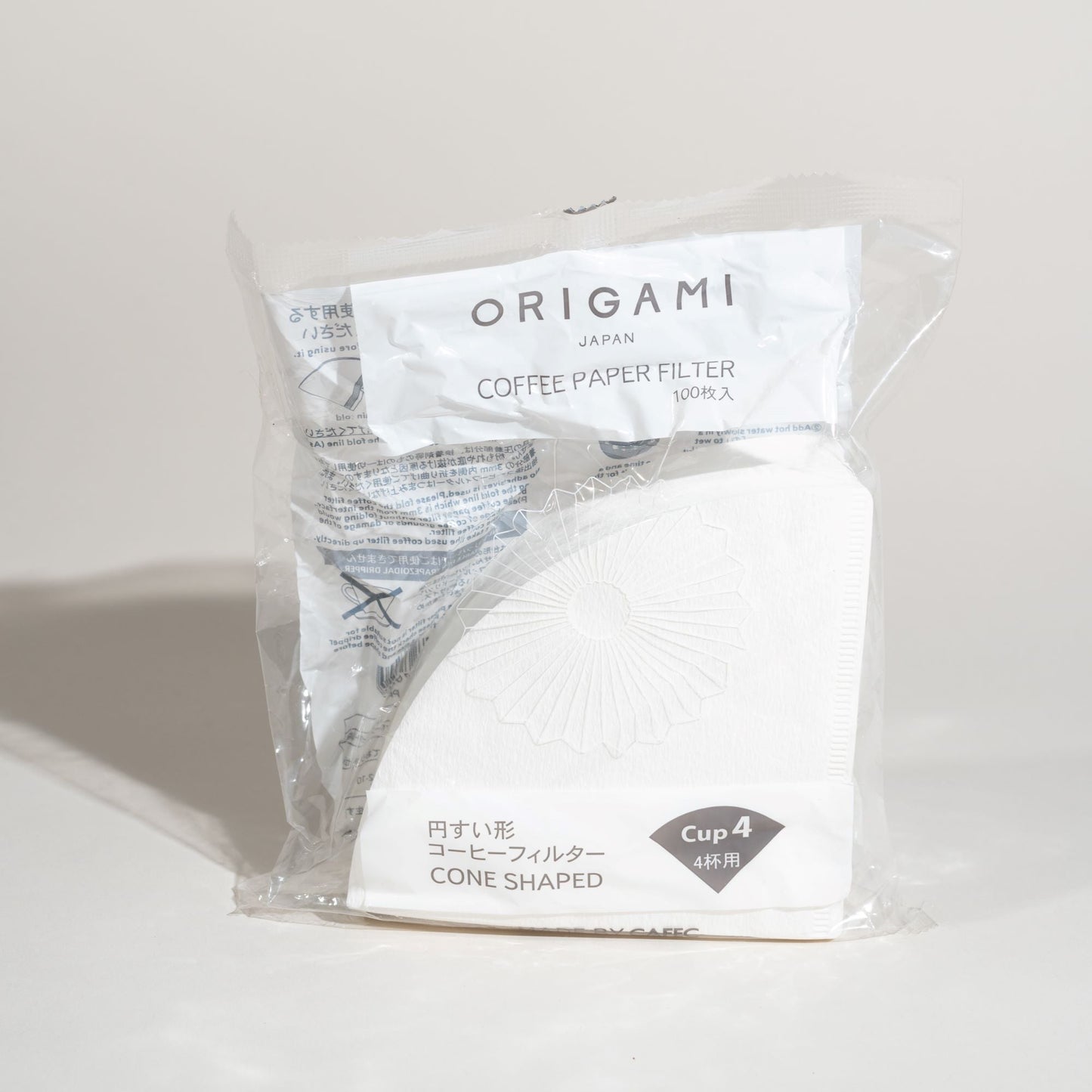 Paper filters for Origami ceramic drippers pack of 100