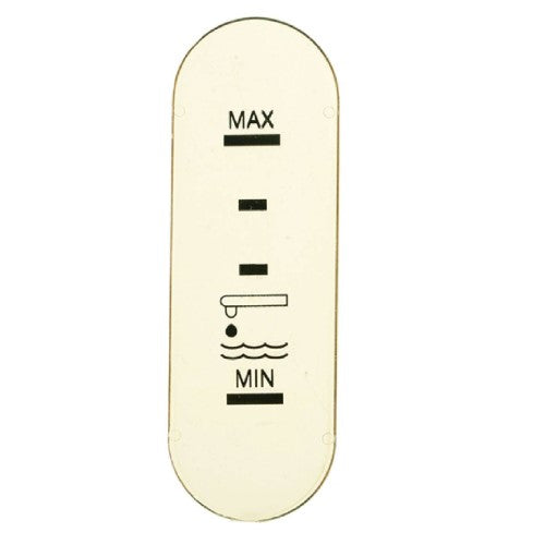 Screen-Printed Level Gauge Plate (89x30mm) - Coffee Addicts Canada