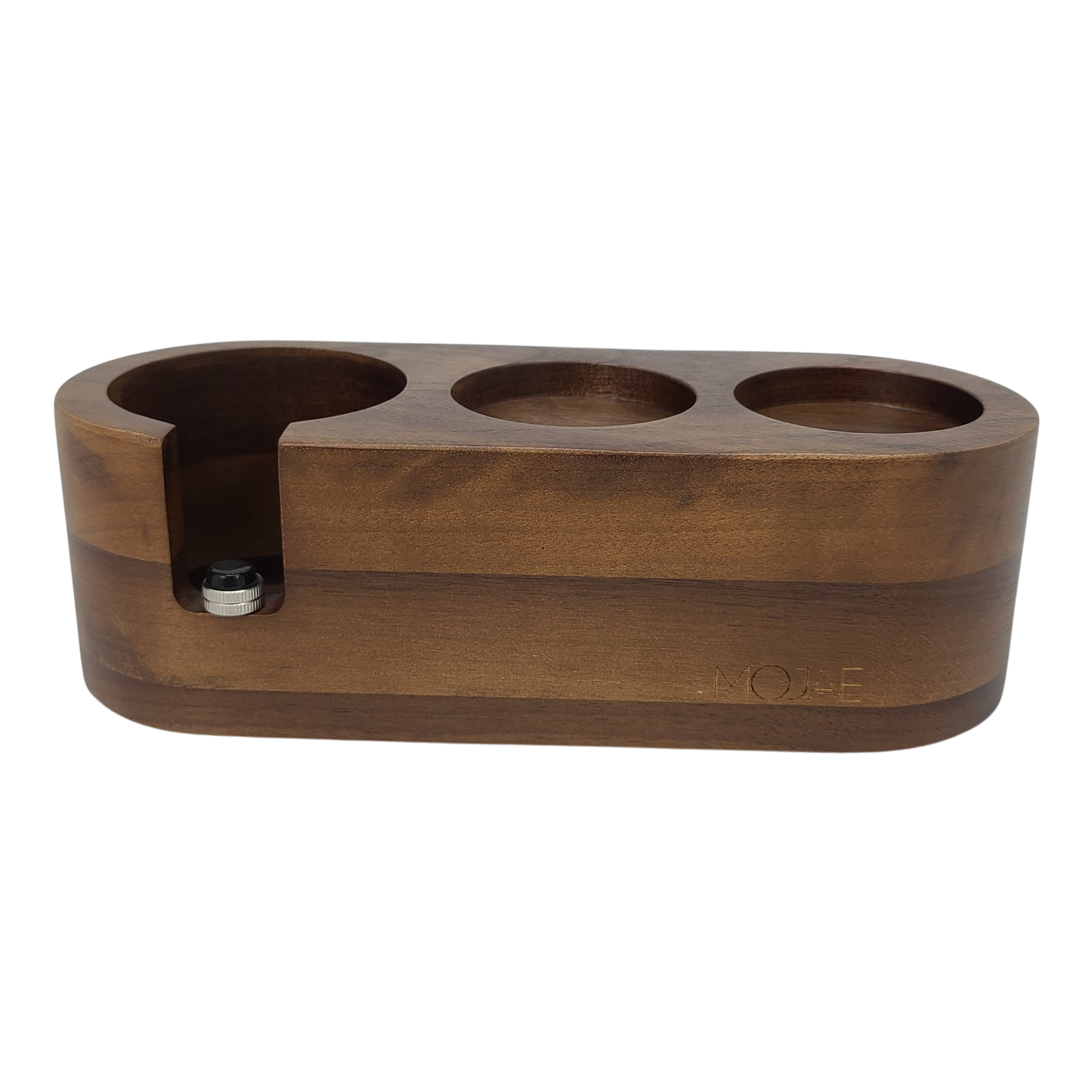 Mojae Walnut Tamping Station - 3 Slots