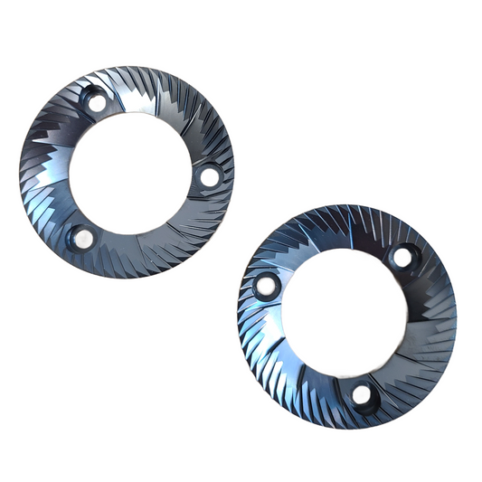 DF64 64mm DLC burrs, second view