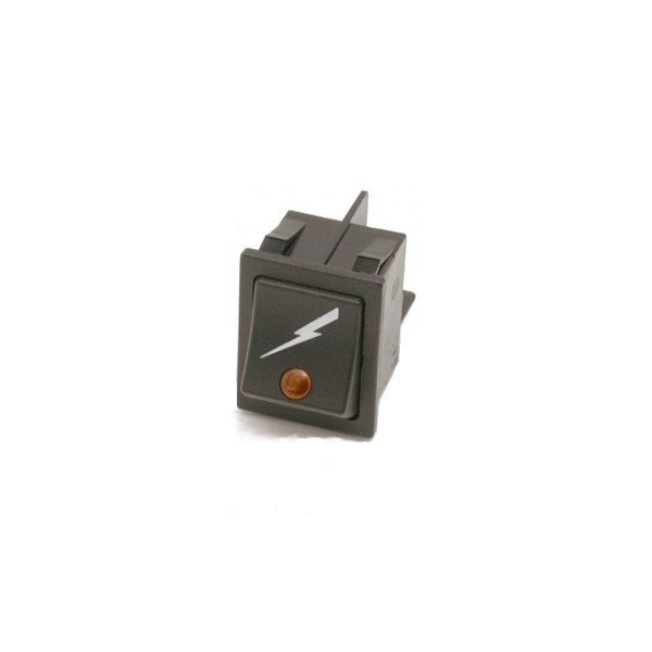 Black On/off Power Switch With Orange Light and Power Symbol - Coffee Addicts Canada