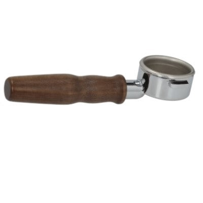 La Spaziale Bottomless Portafilter with Walnut Wood Handle (After-Market) - Coffee Addicts Canada