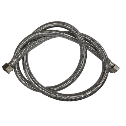 3/8" F Compression x 3/8" F BSP Stainless Steel Flex Hose