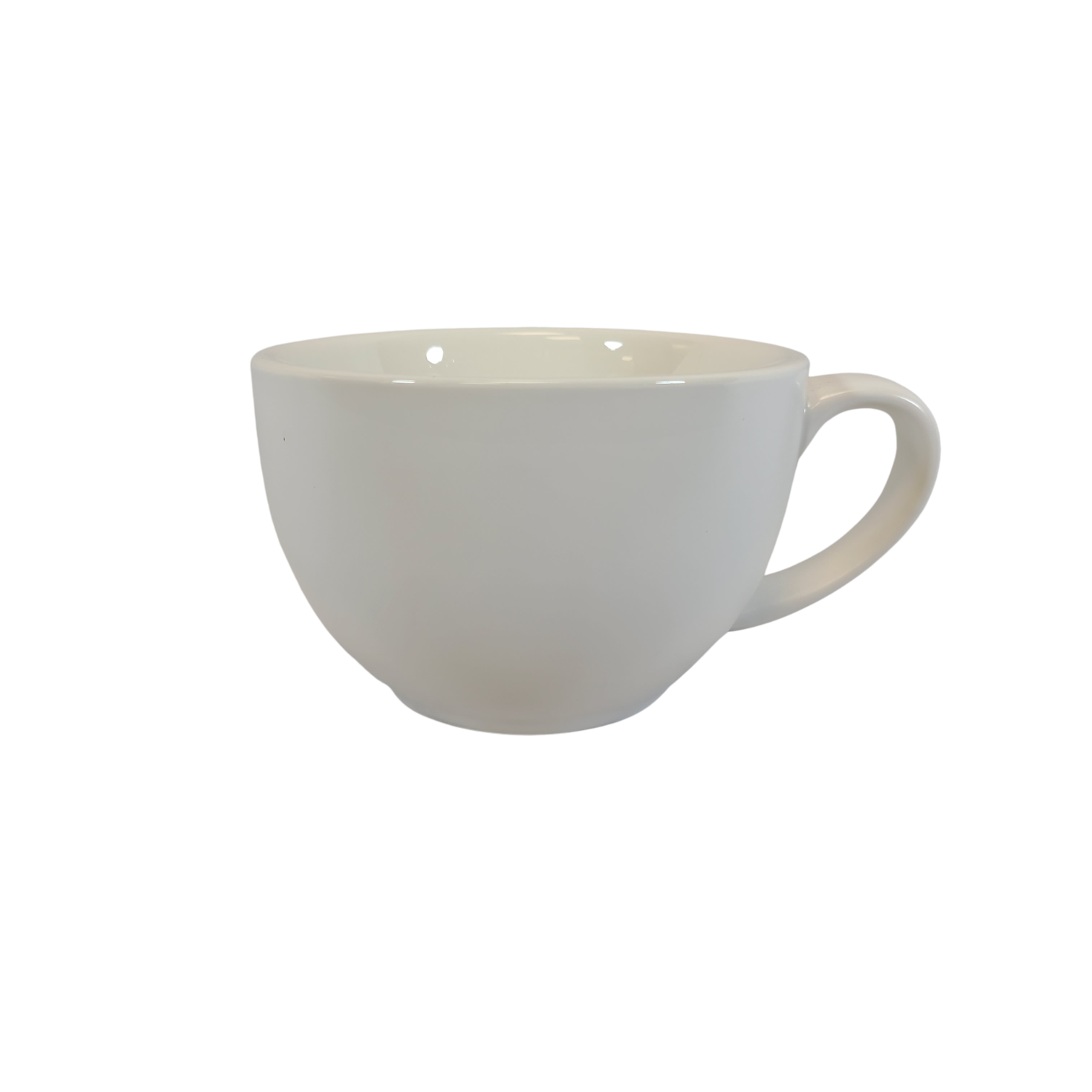Coffee Addicts commercial ceramic cup in matte white latte cup 12oz 350ml