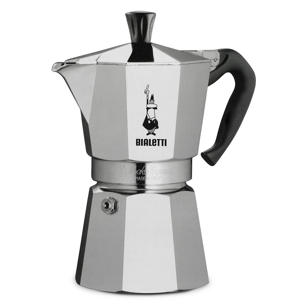 Bialetti Moka Express® Stovetop Espresso Maker - 4 sizes - Coffee Addicts Canada