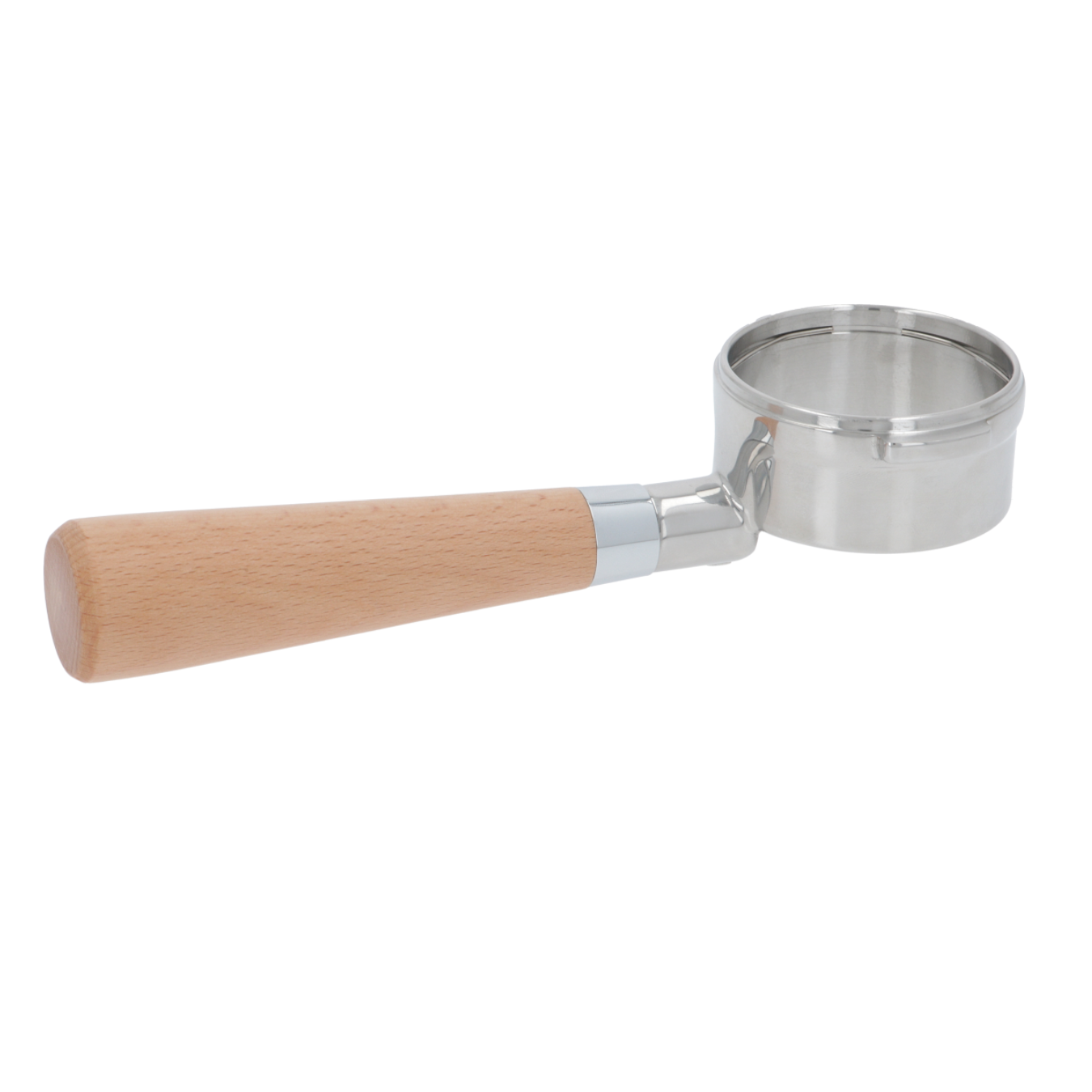 Breville Compatible 58mm Group Bottomless Portafilter With Wood Handle (After-Market)