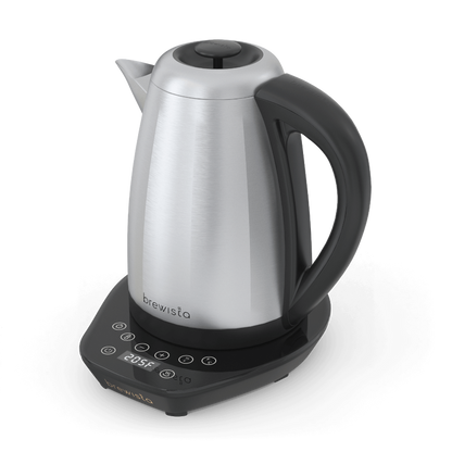Brewista V-Spout variable temperature kettle angled view