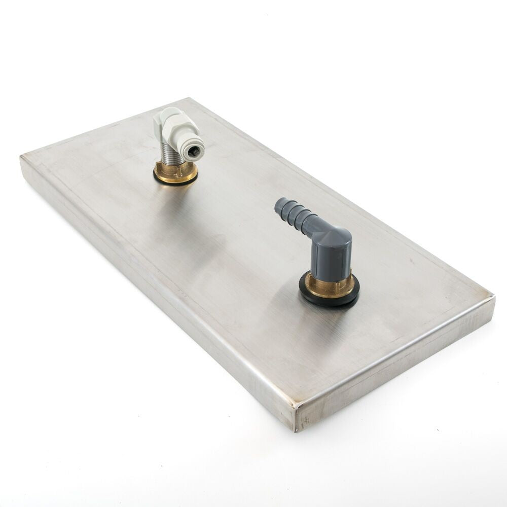Espresso Parts 7"x15"x7/8" Rinser with Side Spray - Coffee Addicts Canada