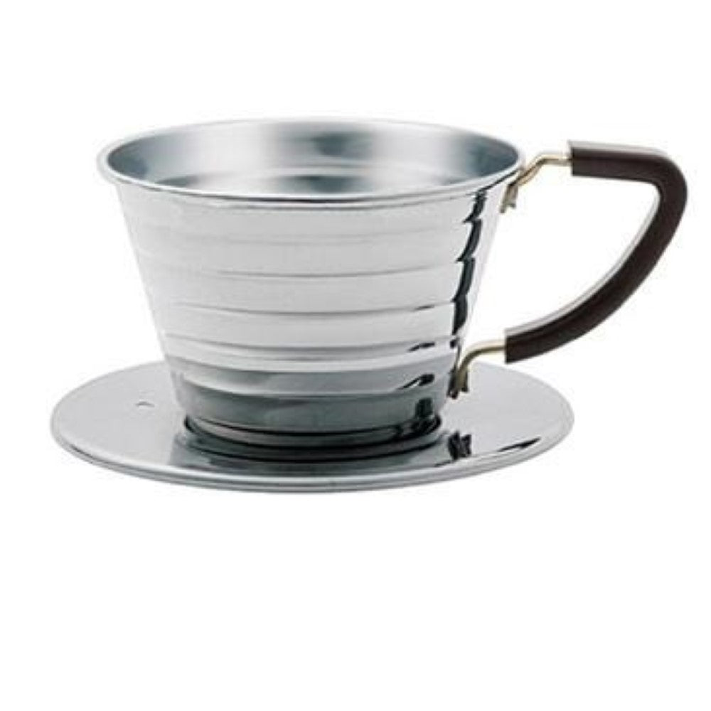 Kalita Wave 155 Dripper Stainless Steel - Coffee Addicts Canada