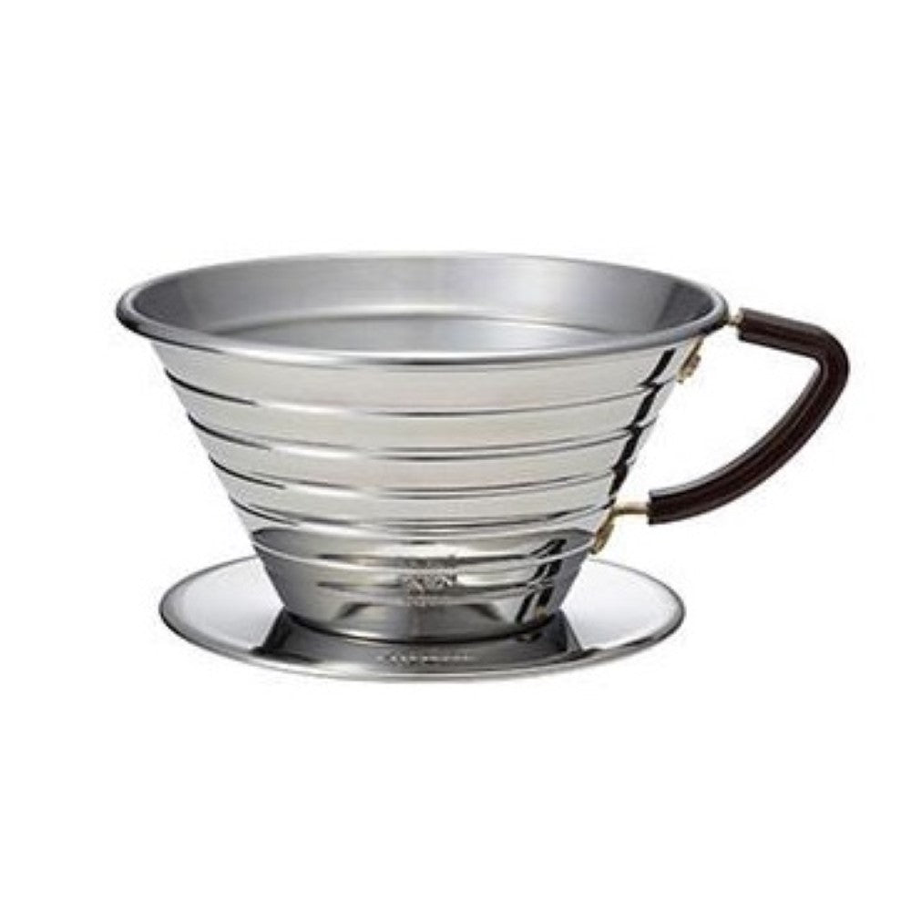 Kalita Wave 185 Dripper Stainless Steel - Coffee Addicts Canada