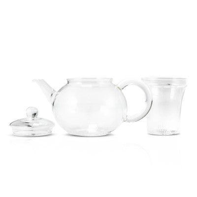 Yama Glass Teapot with Infuser 32oz - Coffee Addicts Canada