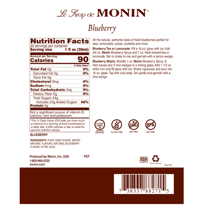 Monin Blueberry Syrup