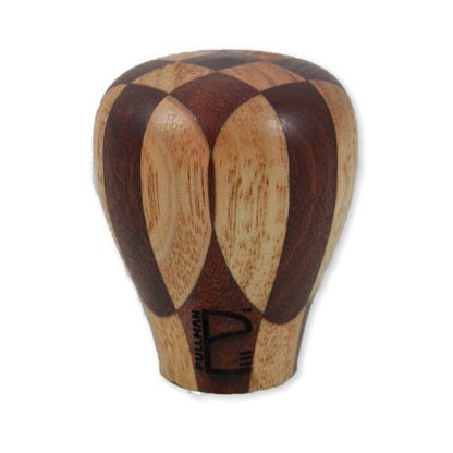 Pullman tamper handle in checkerboard wood
